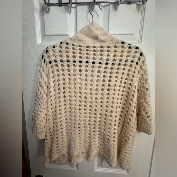 DR2 Women's Beige Cowl Neck Sweater - Picture 3 of 3